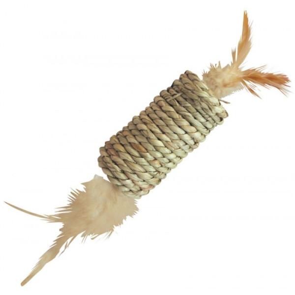 JUGUETE RODILLO SEAGRASS Y PLUMAS GLORIA GATOS JUGUETE RODILLO SEAGRASS Y PLUMAS GLORIA GATOS