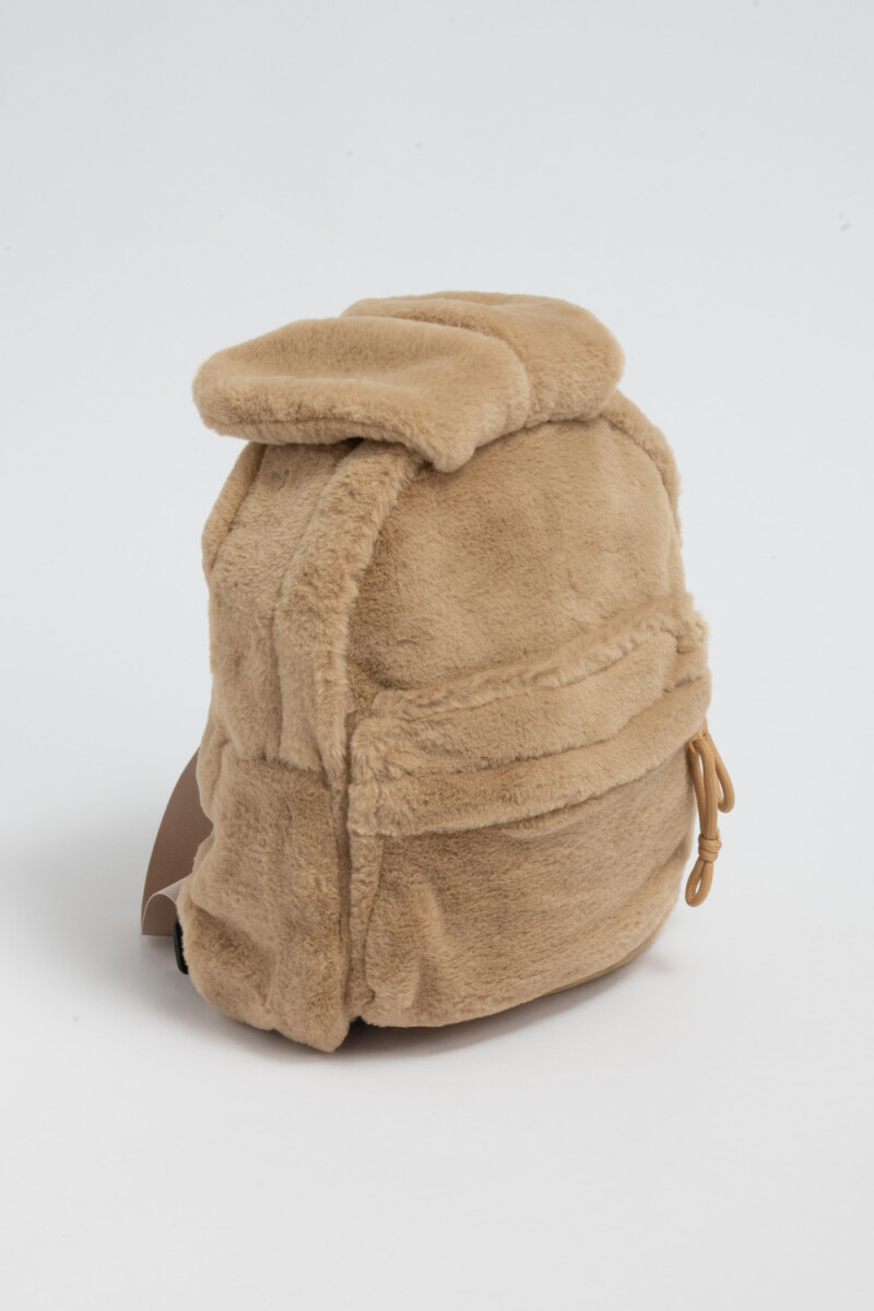 Mochila sherpa orejas - Orejas Beige 