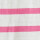 Camiseta manga corta rayada Fucsia