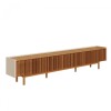 Rack de TV Dune Ripiado 2.6 - Linea Manhattan Off White