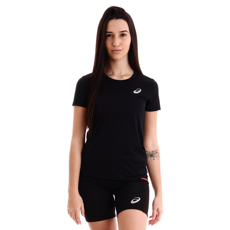 Remera Asics Mujer Negro