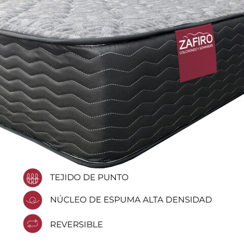 Juego de Dormitorio Sommier Zafiro Black 2 Plazas Ropero Mónaco 4 Puertas y Cómoda Carla 4 Cajones Juego de Dormitorio Sommier Zafiro Black 2 Plazas Ropero Mónaco 4 Puertas y Cómoda Carla 4 Cajones
