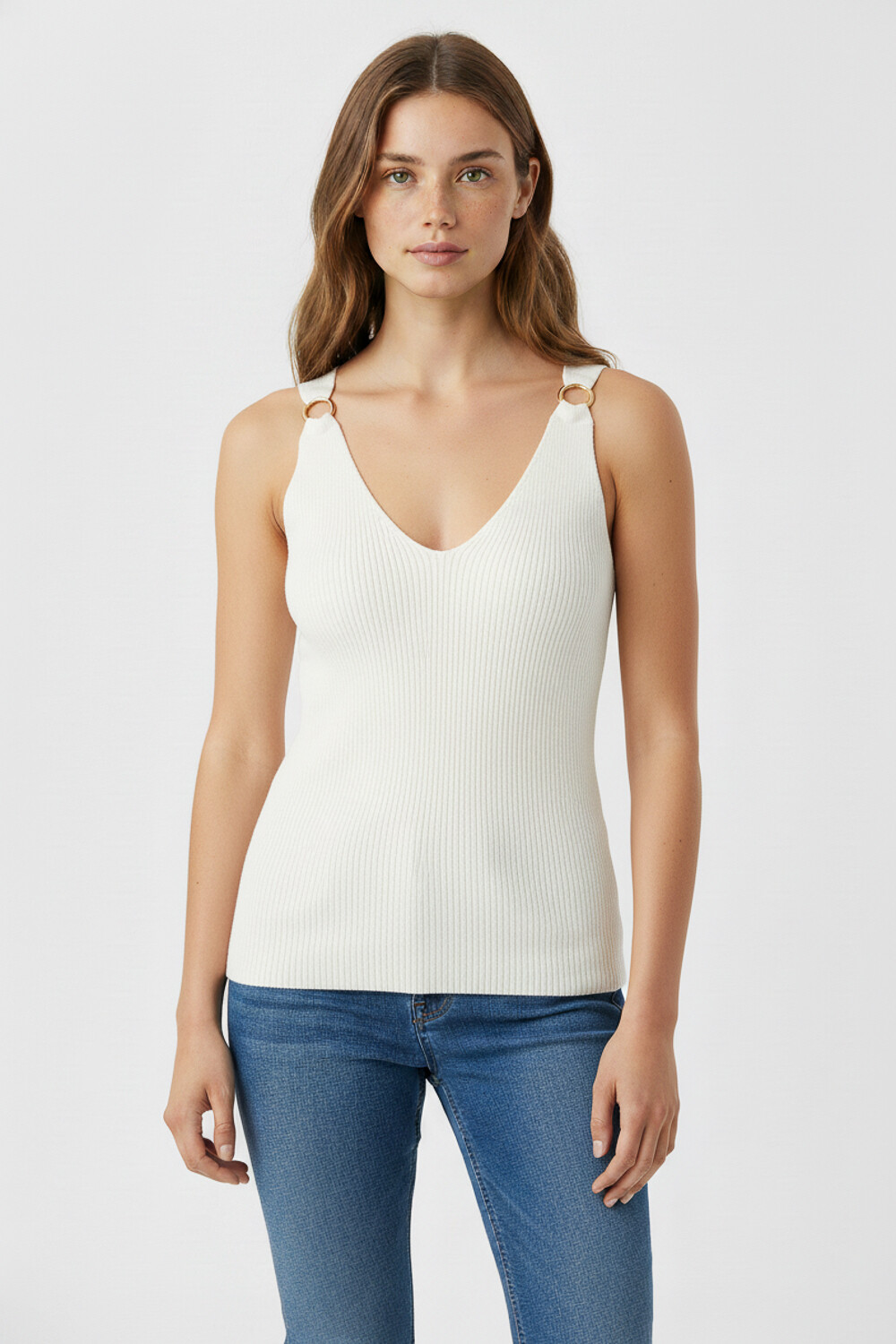 Musculosa Rutas Crudo / Natural