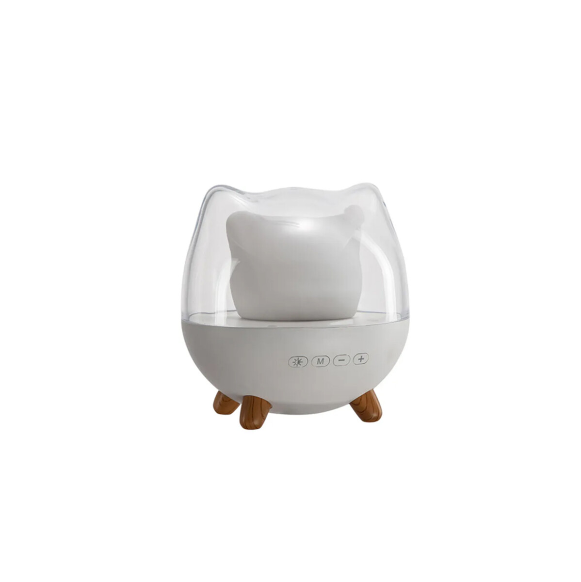 Lámpara gatito con cúpula LED - Blanco 