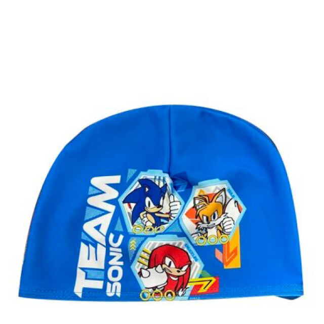 Gorro Topper Natacion Sonic Azul Real