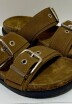 sandalia banda hebilla Camel
