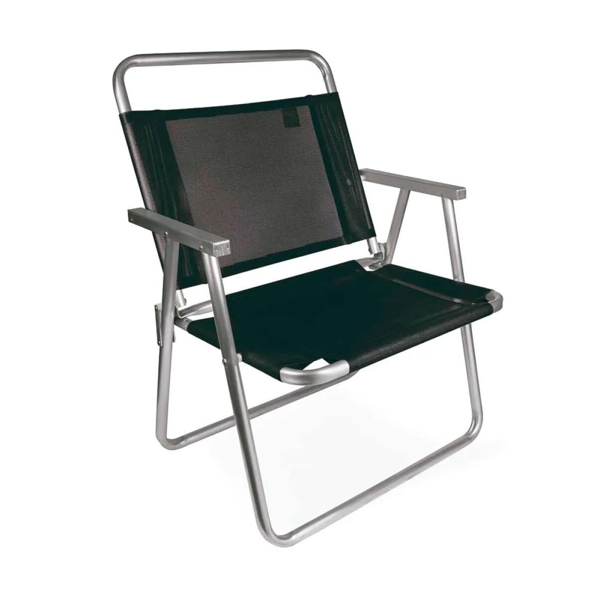 SILLA PLEGABLE DE ALUMINIO OVERSIZE NEGRO 2153 