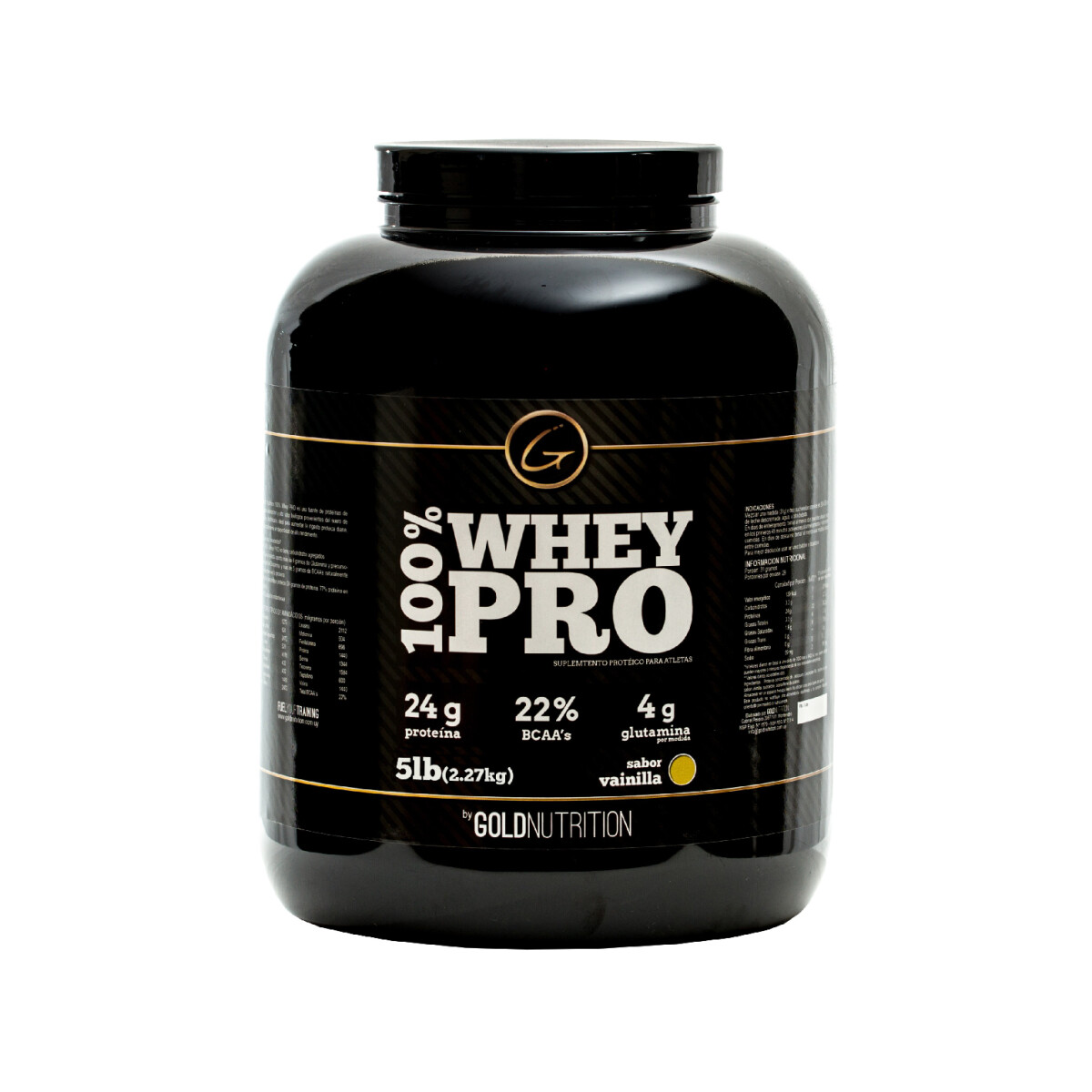 Gold Nutrition 100% Whey Pro 5lb - Sabor Natural 