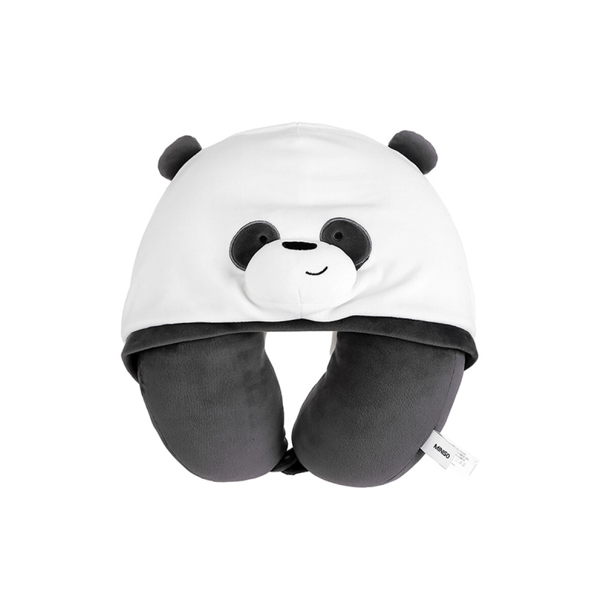 Almohadón de viaje con capucha Escandalosos - Panda 