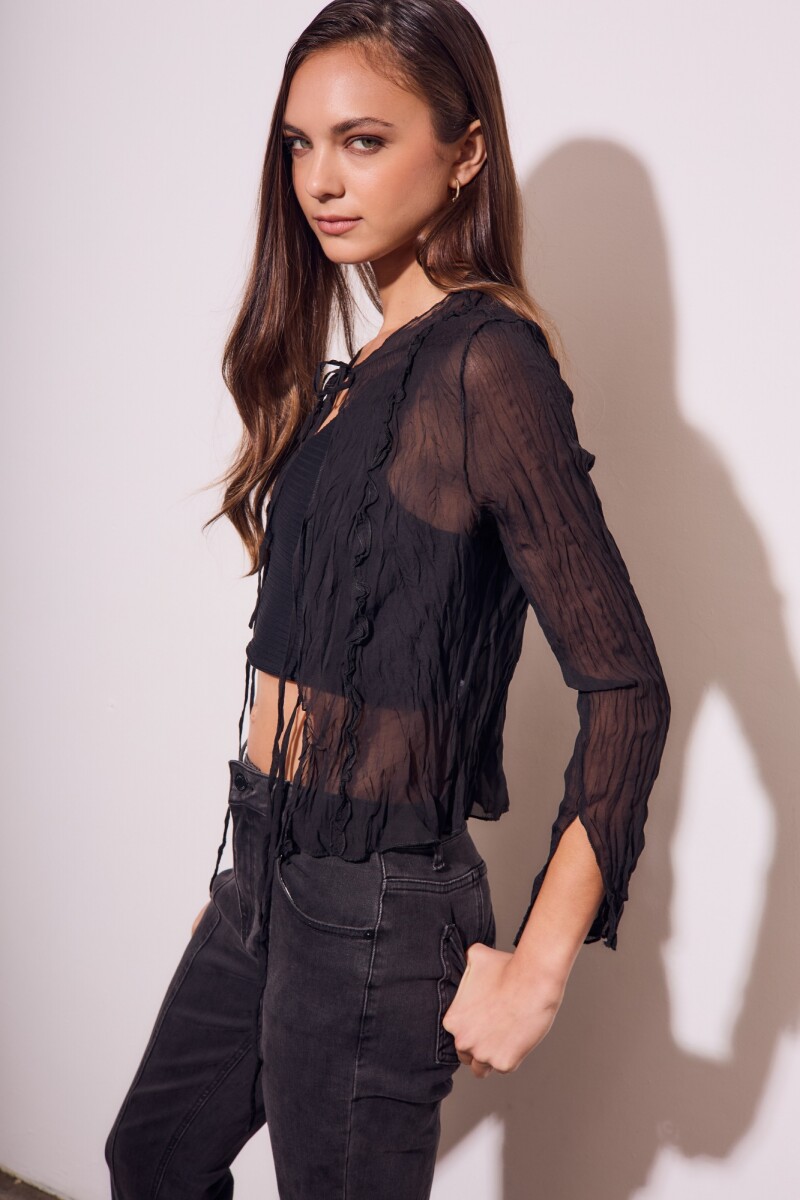 Blusa Lazos Negro