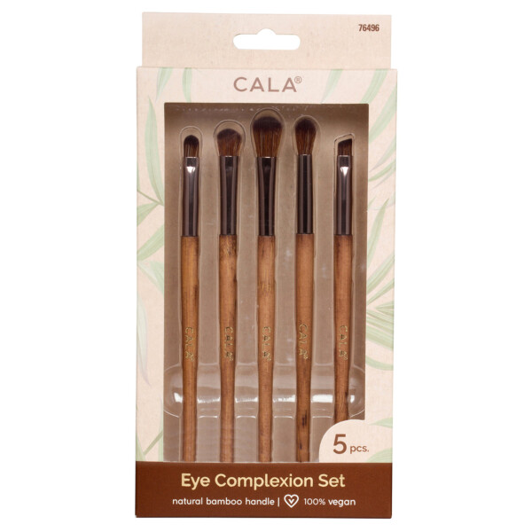 Set de Brochas de Maquillaje para Ojos de Bambú Set de Brochas de Maquillaje para Ojos de Bambú