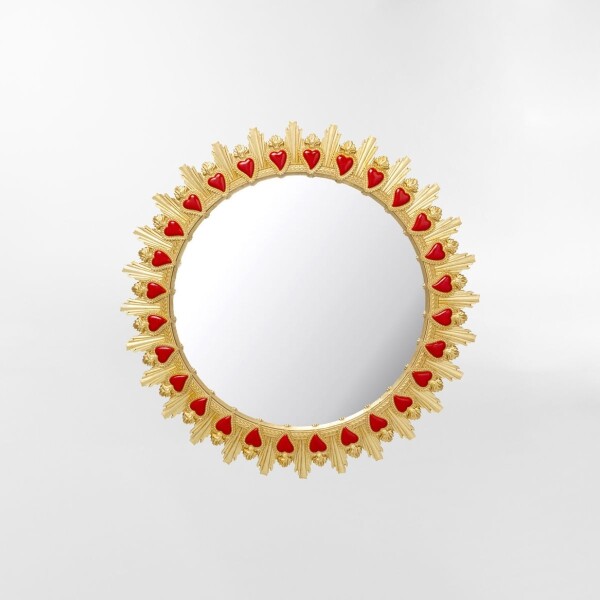 ESPEJO FLAMING HEART Bronce - -