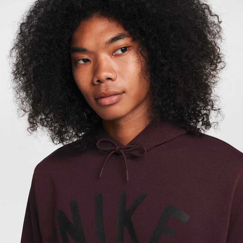 Abrigo Nike Dir-Fit Swoosh Fleece Hood de Hombre Rojo