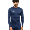 Remera Manga Larga Térmica Umbro Brush Hombre 20103813 Azul