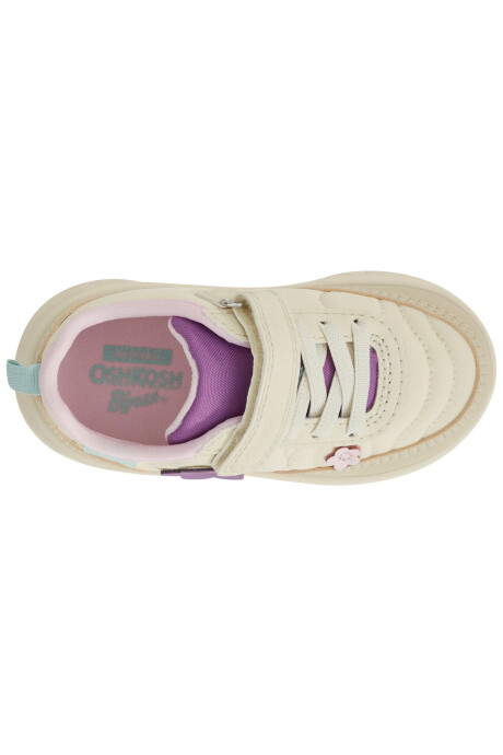 Championes con velcro, diseño floral Sin color