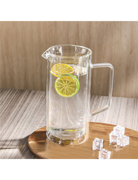 JARRA DE AGUA TERMICA DOBLE PARED 1LT BOROSILICATO JARRA DE AGUA TERMICA DOBLE PARED 1LT BOROSILICATO