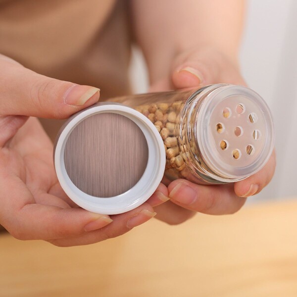 Especiero Giratorio Cuadrado Para Cocina de Acero Inoxidable y Madera 12 Frascos de Vidrio Especiero Giratorio Cuadrado Para Cocina de Acero Inoxidable y Madera 12 Frascos de Vidrio
