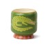 AD080 Vela Aromática De Cerámica 8oz Pintada A Mano - Prickly Pear