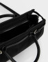 Bowling Cartera Bowling Con Hebillas - Negro
