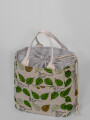 Lunchera Termica Hojas Estampado 2