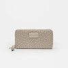 Billetera Monogram en efecto cuero Natural