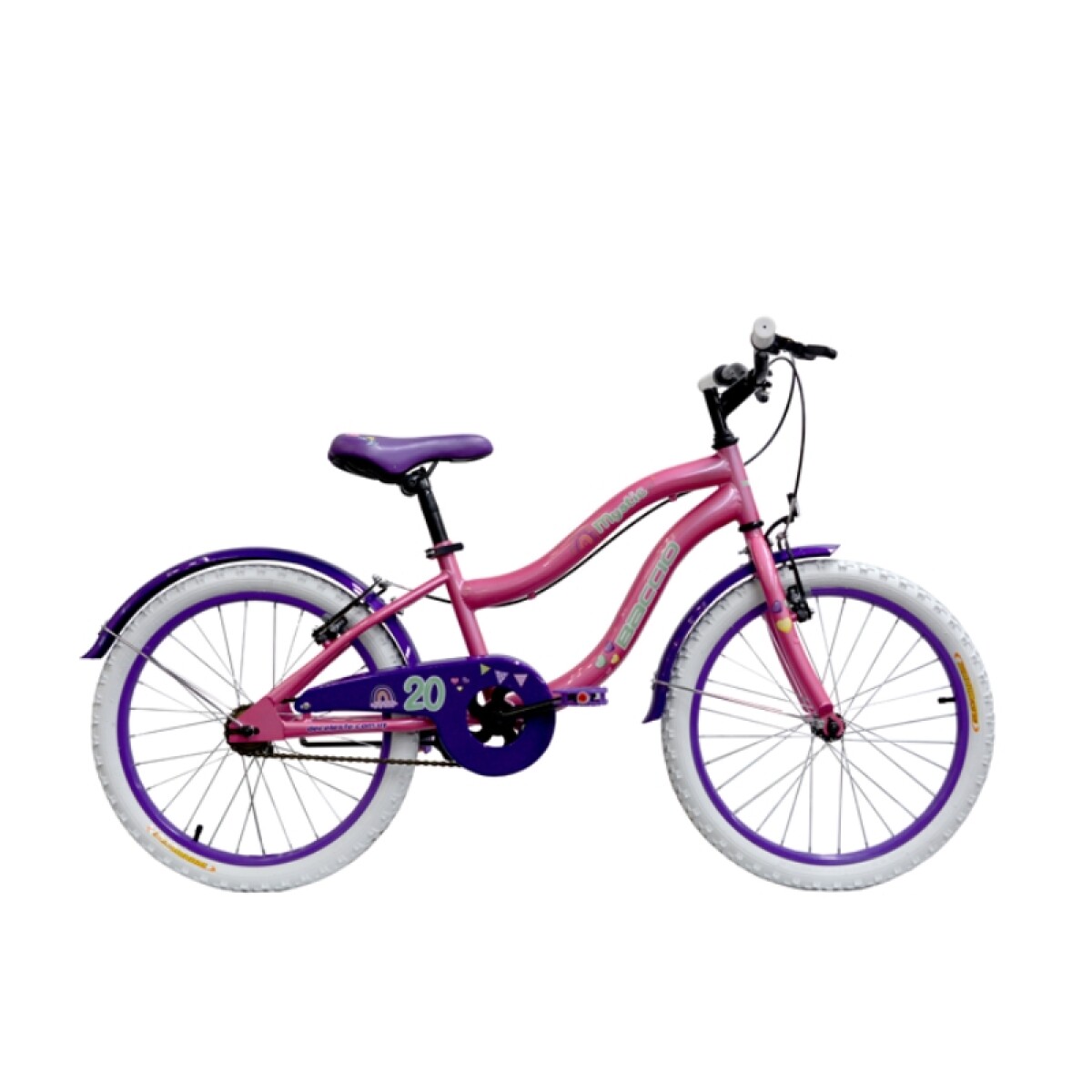 Bicicleta Baccio R.20 Niña Mystic (std) - Rosado/violeta 