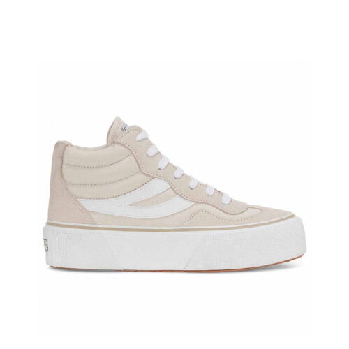 Championes Superga 3141 Revolley Mid Platform Beige