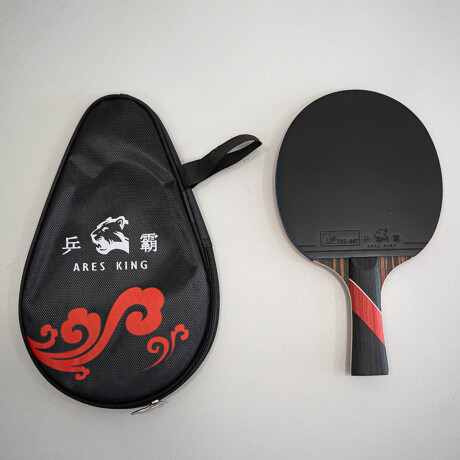 Paleta De Ping Pong 6 Estrellas Tenis De Mesa Rojo/Negro