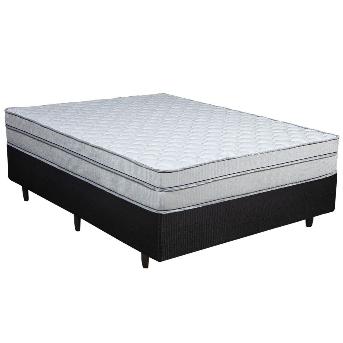Sommier 2 plazas - 100% espuma - altura del colchón 28 cm 