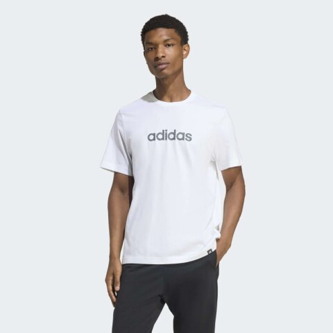 Remera Adidas Big Linear Essential Blanco