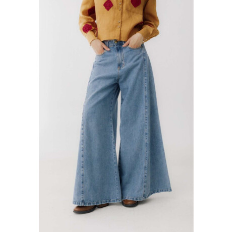 Jean Wide XL Celeste