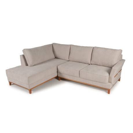 Rinconera Amadeus - Tela Microfibra - Chaise Izquierdo 2226 (Beige)