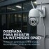 Cámara Ip Seguridad Exterior Seguimiento Visión Nocturna 360 Color Blanco