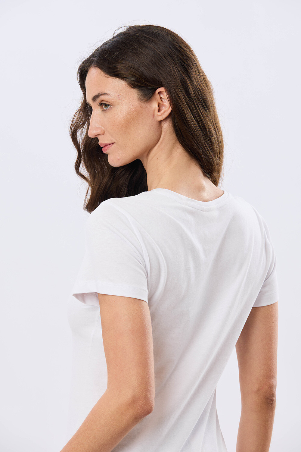 REMERA ESTAMPADA DE ALGODÓN Blanco
