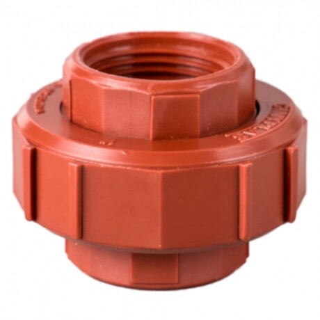 GINYPLAS UNIÓN DOBLE PPL CON JUNTA 1/2 PULGADA Ginyplas Unión Doble Ppl Con Junta 1/2 Pulgada