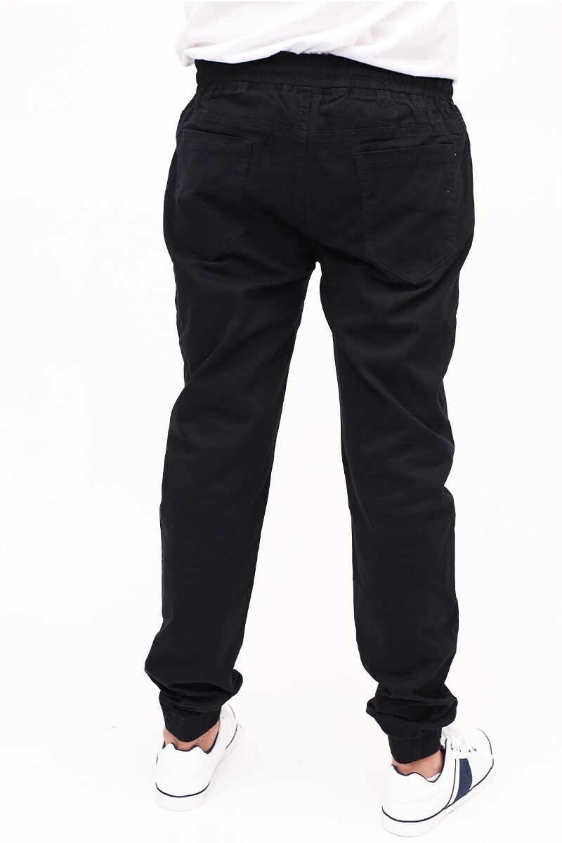 Pantalon Hombre Jogger Negro