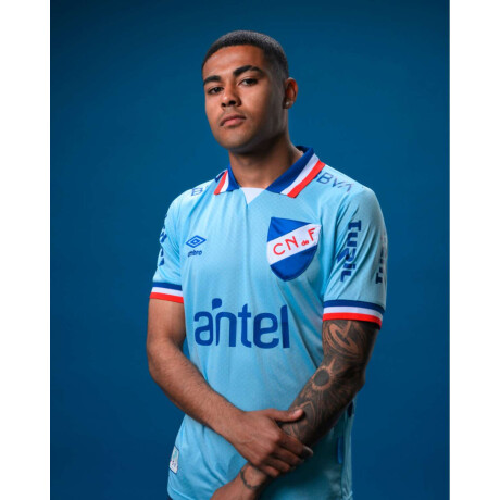 Remera de juego oficial Camiseta Alternativa 3 de Hombre Celeste