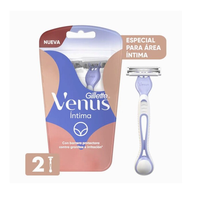 GILLETTE MAQ. DESC. VENUS INTIMA X 2 única