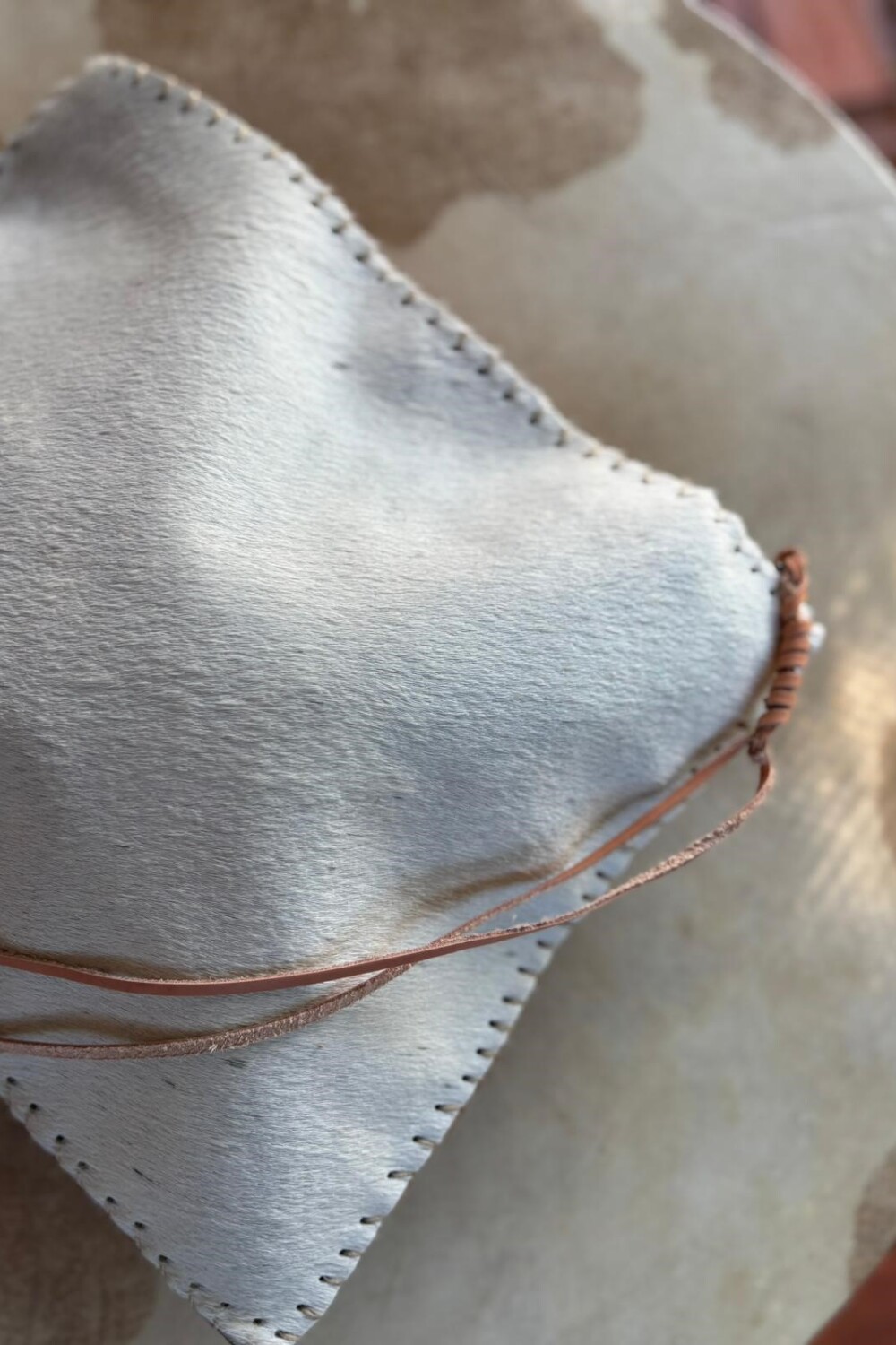 Leather Envelope Cowhide Hielo