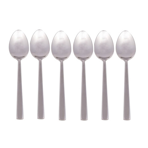 Cucharas de acero inoxidable x6 Cucharas De Acero Inoxidable X6