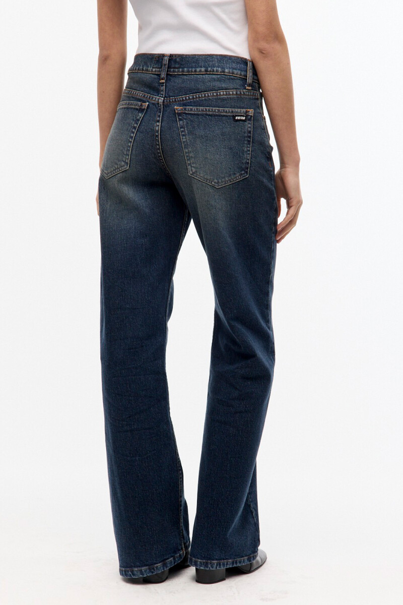 MID FLARE DARK BLUE Azul