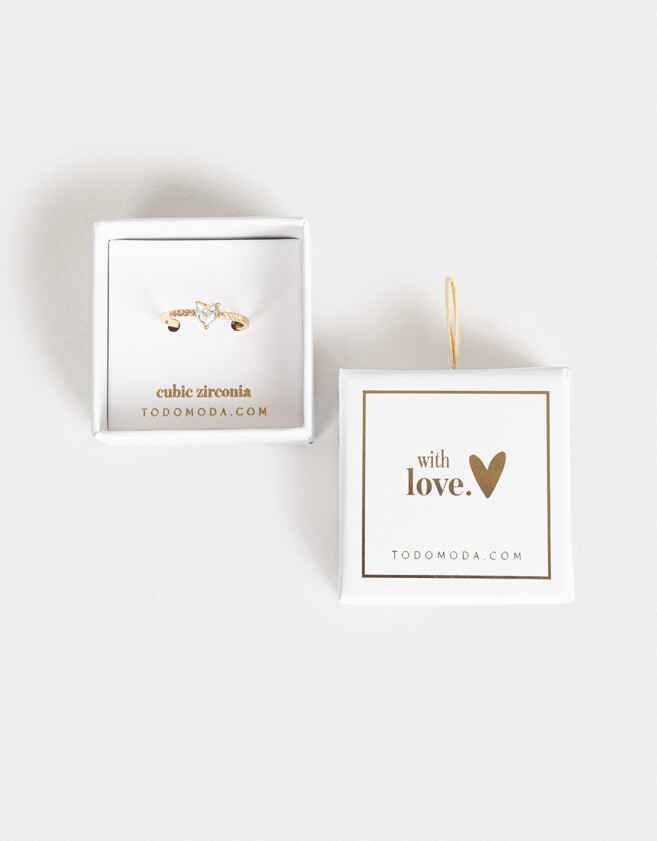 Anillos Chicos Cubic zirconia Anillo Cubic Zirconia - Dorado