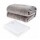 Set Invierno Manta Frazada Polar 1 Pza + Calienta Cama CuorI Gris