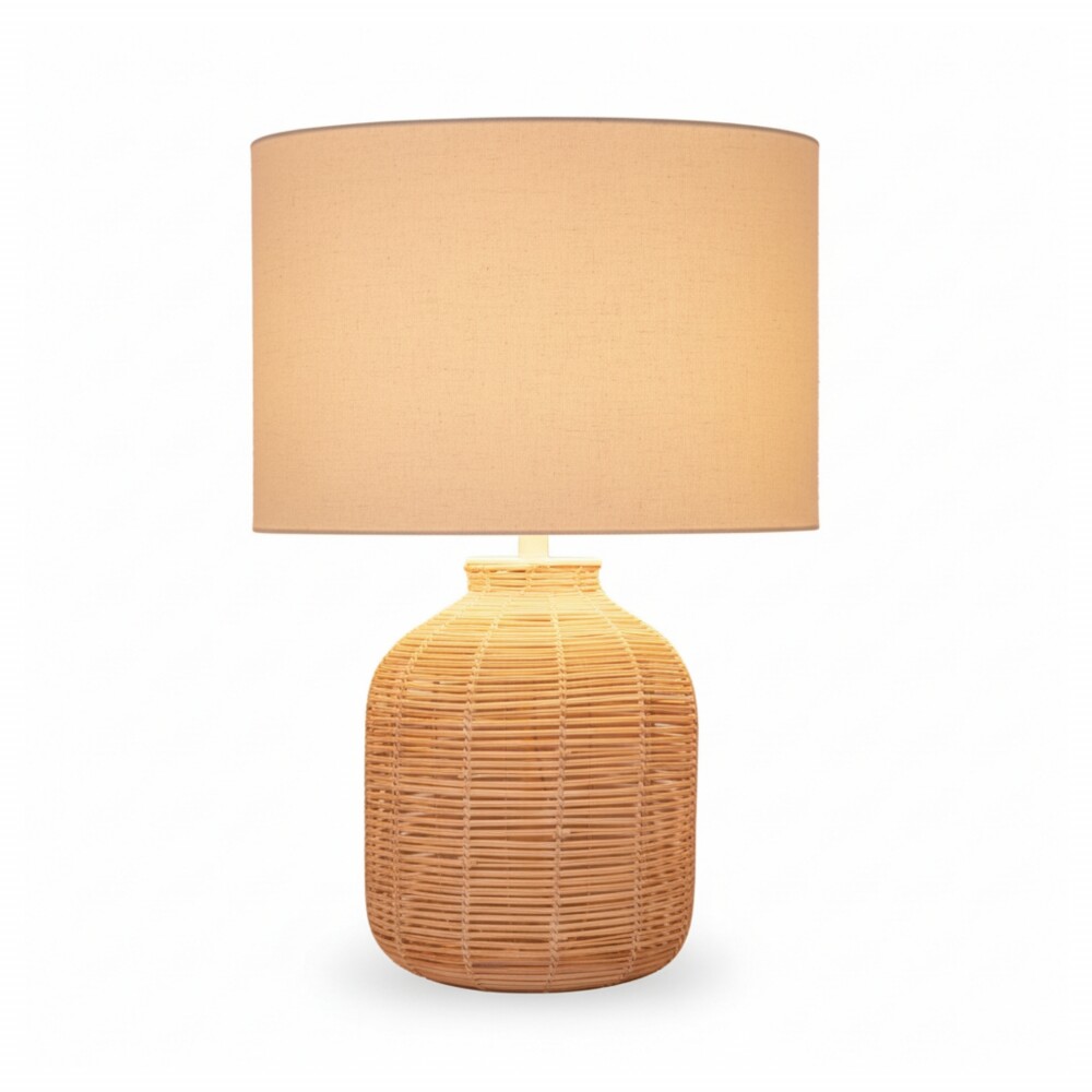 Lampara de mesa - Rattan Edén Lampara de mesa - Rattan Edén