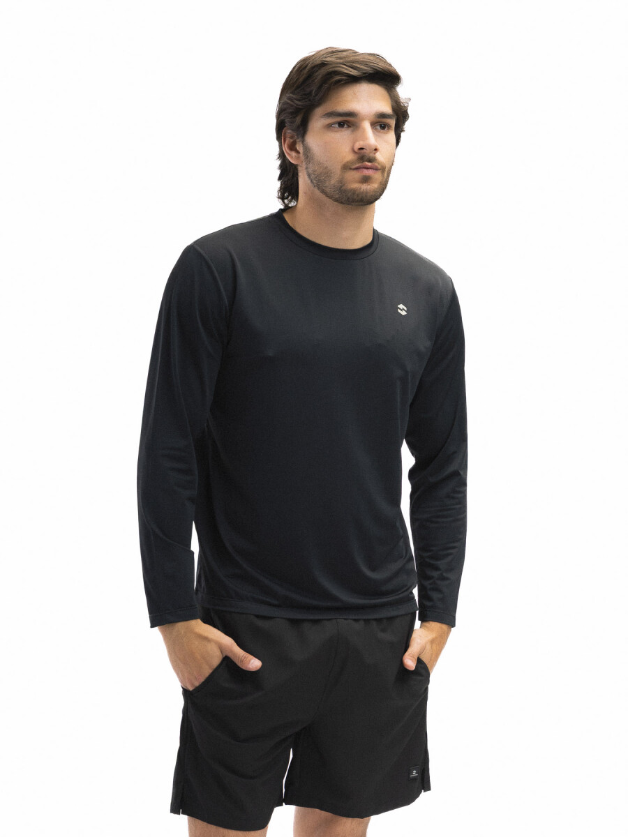 Remera M/L UV UPF Scandinavian - Negro 