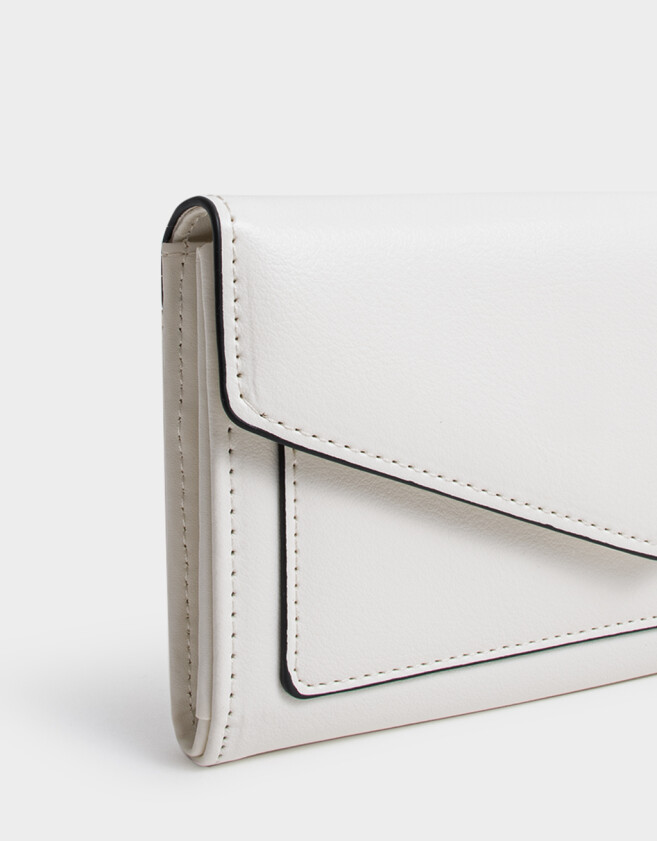 Ficheros Billetera Fichero Solapa - Blanco Crudo