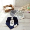 Set baberos bandana x3 milk navy