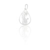 Dije Colgante Virgen Niña-Plata 925-Sin Piedra-CP3003 Sinpiedra