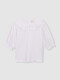 Camiseta Cuello Volante Blanco