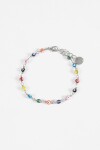 Pulsera ojitos plateado